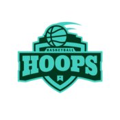 Hoops Basketball logo template 02