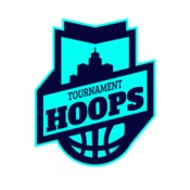 Hoops Tournament Basketball logo template