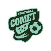 Comet Football logo template